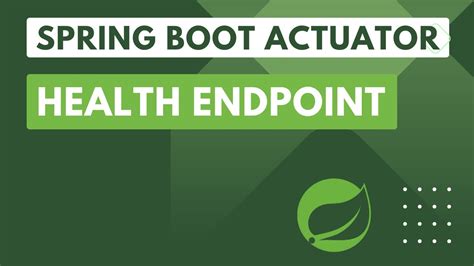 Endpoint Health Spring Boot