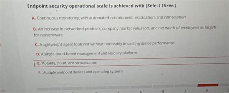 Endpoint Security Operational Scale Is Achieved With