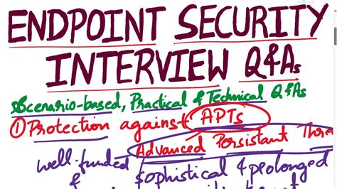 Endpoint Security Questions And Answers