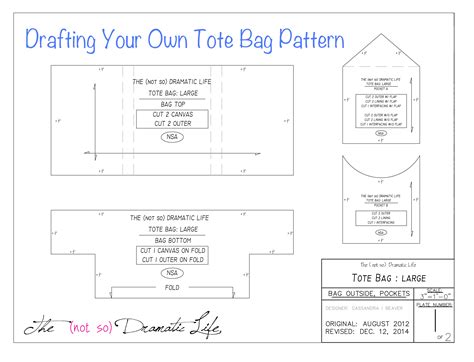 Endrawstring Bag Pattern Template
