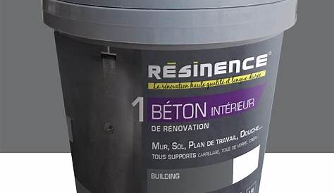 Enduit Beton Resinence Béton RESINENCE, Ardoise Noire 4kg Leroy Merlin