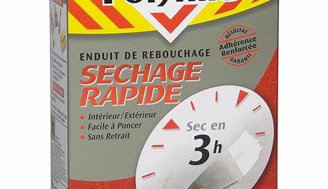 Enduit Sechage Rapide TOUPRET De Rebouchage Pâte , Séchage 700ml
