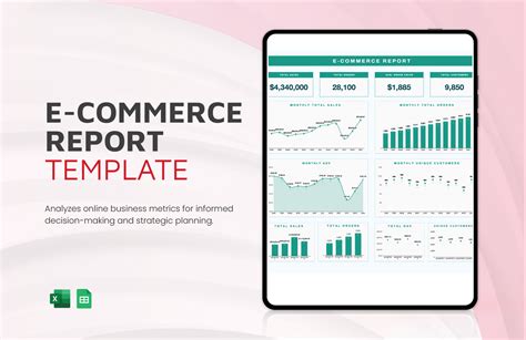 Ene Commerce Report Template Excel