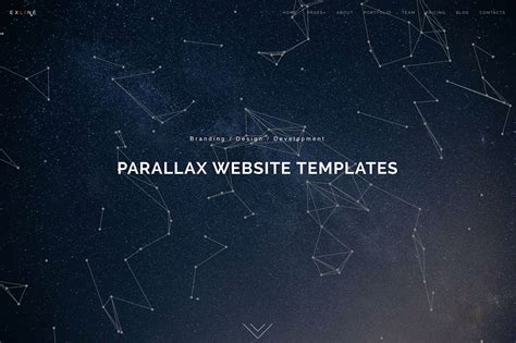 Enelementor Parallax Template