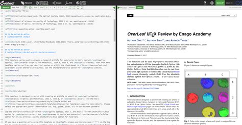 Enelsevier Latex Template Overleaf