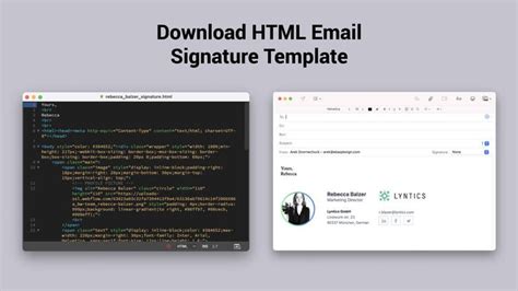 Enemail Signature Html Code Template