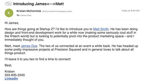 Enemail Template To Connect With Someone