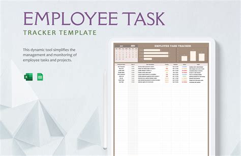 Enemployee Daily Task Tracker Excel Template