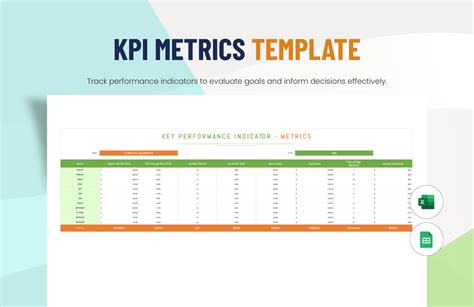 Enemployee Metrics Template Excel