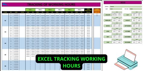 Enemployee Time Tracking Excel Template