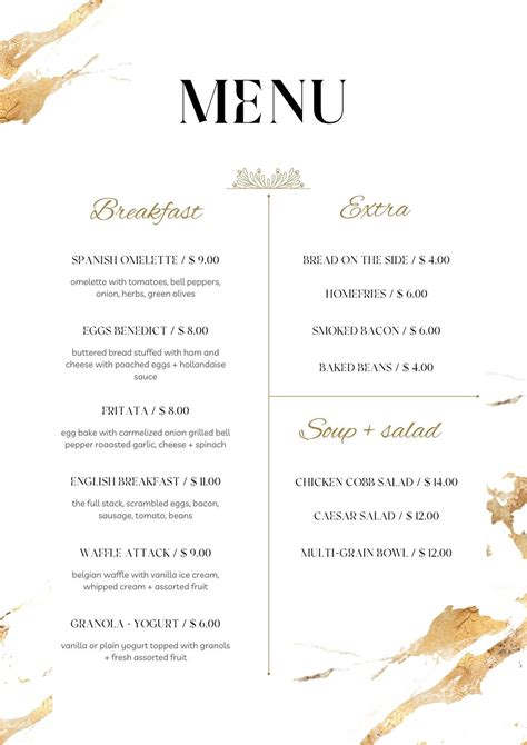 Enempty Menu Template