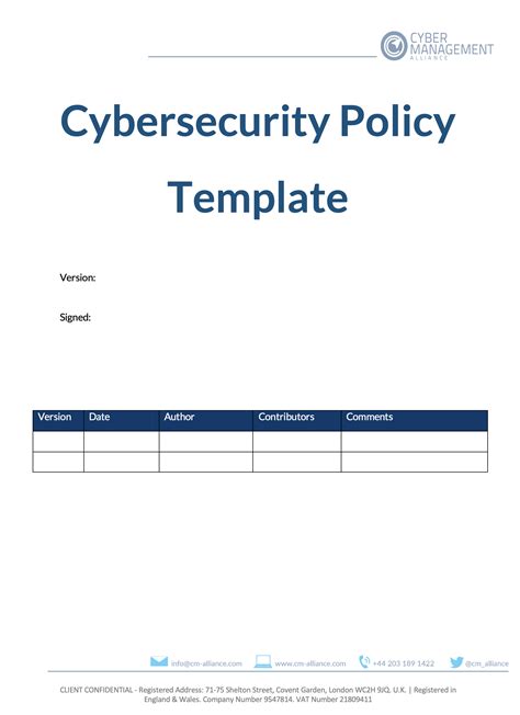 Enencryption Policy Template