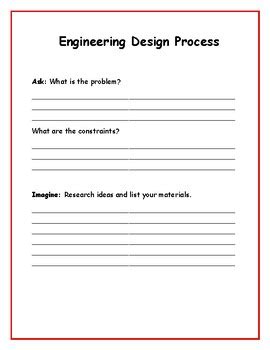 Enengineering Design Process Template