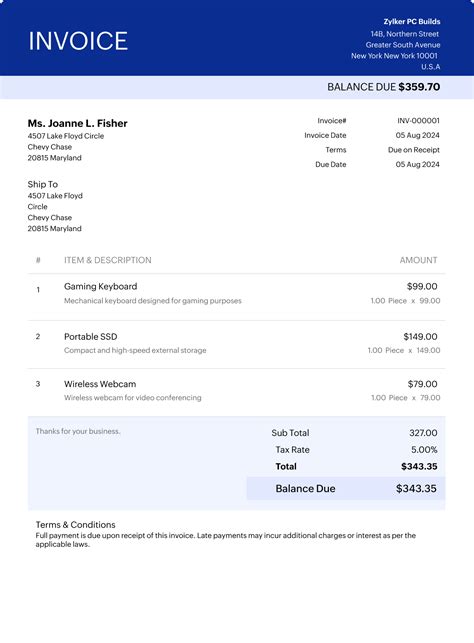 Enengineering Invoice Template Word