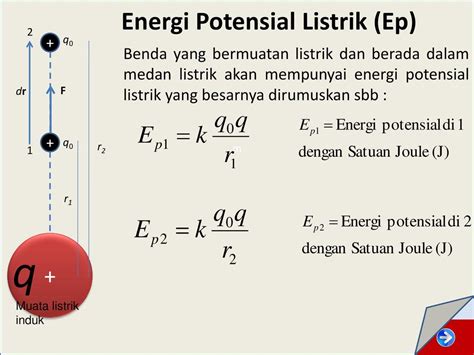 energi potensial listrik adalah