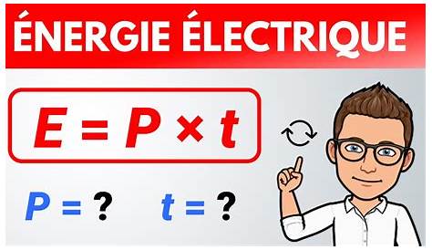 Energie Electrique Formule s électriques, D'électrotechnique D'électricité