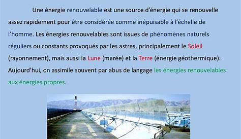 Energie Renouvelable Pdf Cours énergies s Le BLOG De Monsieur Mathieu