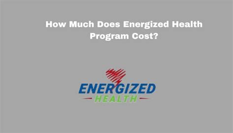 energized health program cost