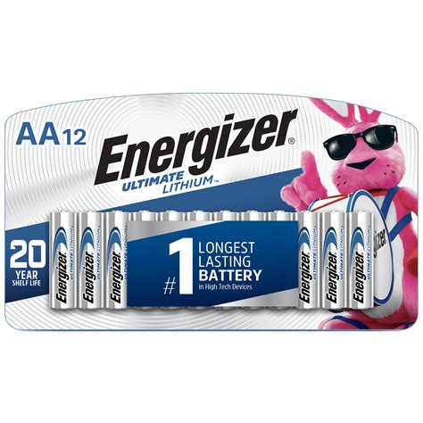 Energizer Lithium Aa Batteries 12 Pack
