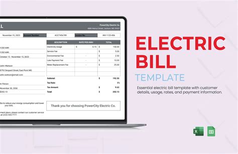 energy bill matrix