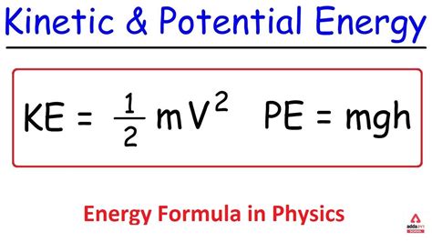 energy equation physics