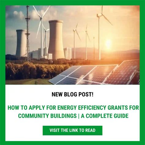 energy grants for community buildings