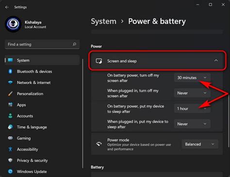 energy saver mode windows 11