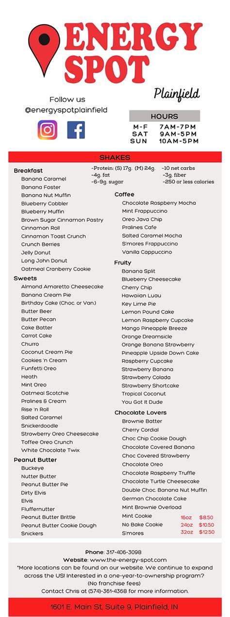 Energy Spot Plainfield