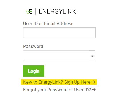energylink login page