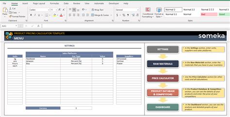 Enestimating Template Excel