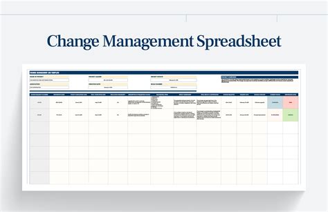 Enexcel Change Management Template