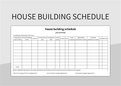 Enexcel Home Building Template