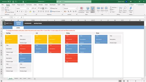 Enexcel Kanban Template