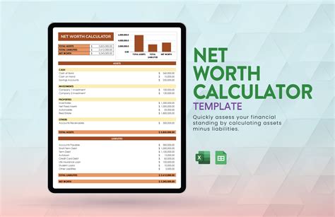 Enexcel Net Worth Template