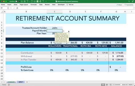 Enexcel Retirement Template