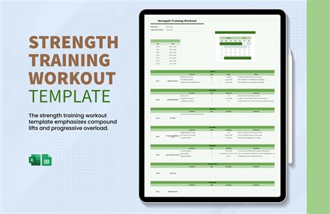 Enexcel Strength Training Template