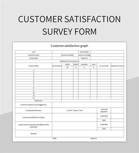 Enexcel Survey Template