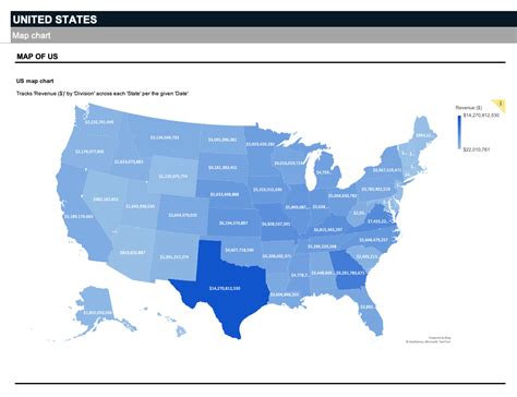 Enexcel Us Map Template