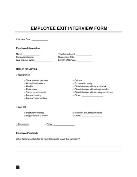 Enexit Interview Template Word