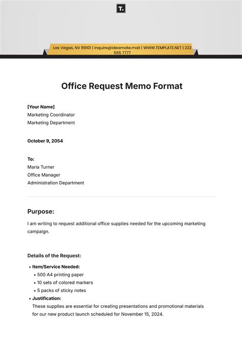 Enexit Memo Template
