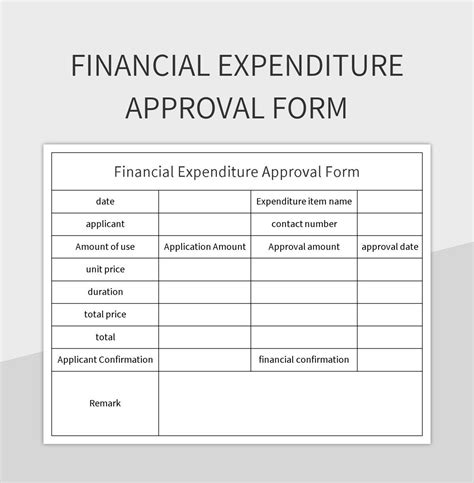 Enexpense Approval Form Template Excel