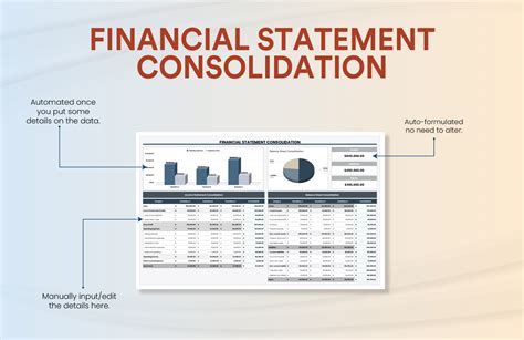 Enfinancial Statement Consolidation Template Excel