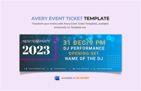 Enflight Ticket Template