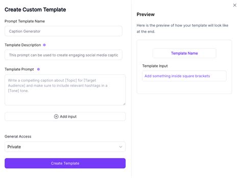Enflutter Create Template