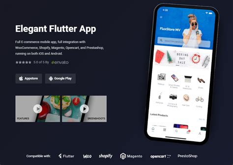 Enflutter Ecommerce Template