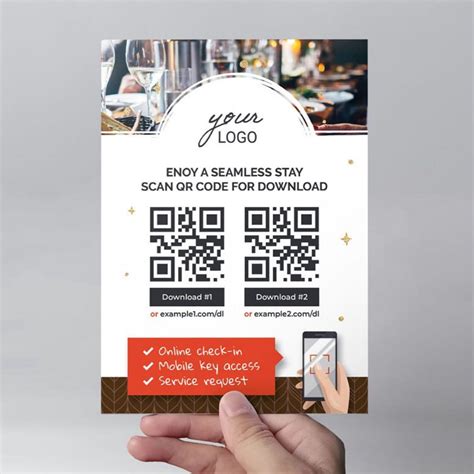 Enflyer With Qr Code Template