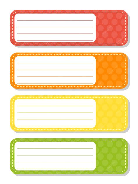 Enfolder Labels Template