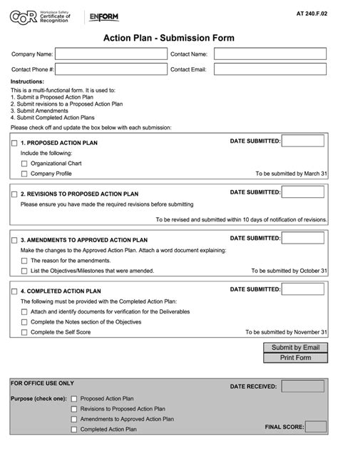 Enform Submission Template