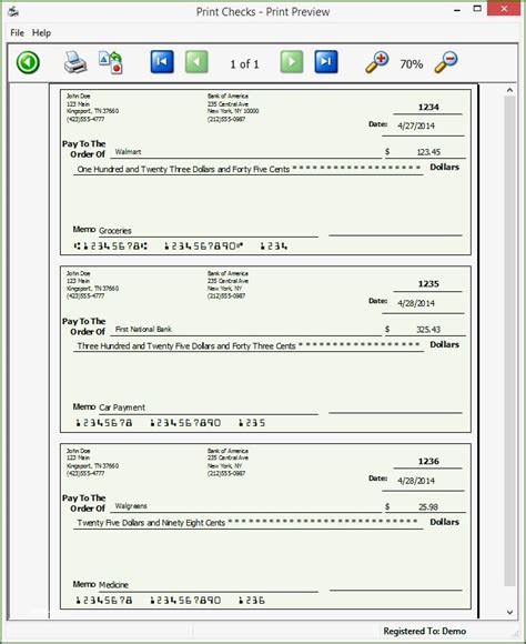 Enfree Check Printing Template Excel