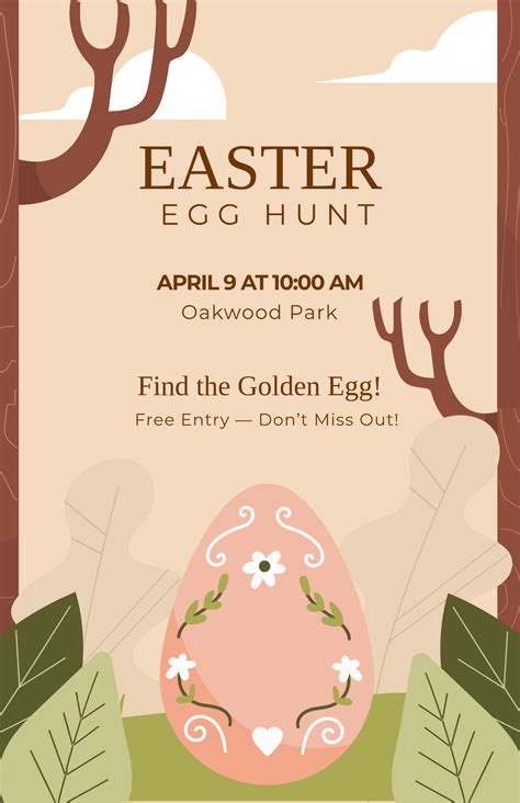 Enfree Easter Egg Hunt Template